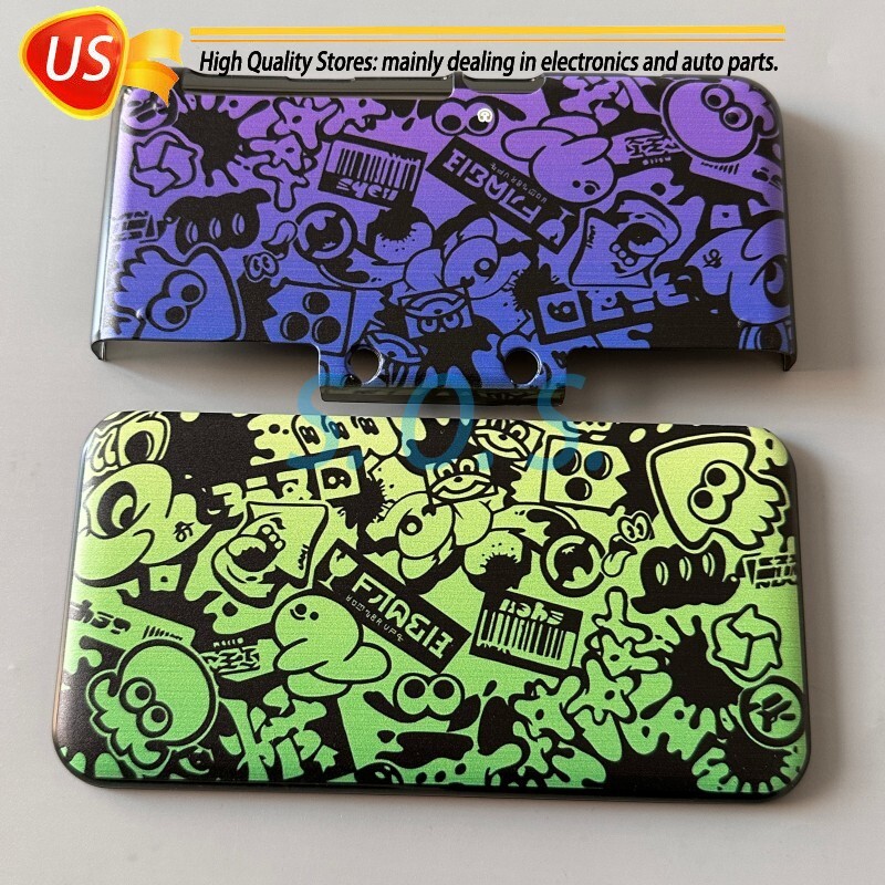 Housing Shell Protective Case Set For New Nintendo 2DS LL/ XL Console Splatoon