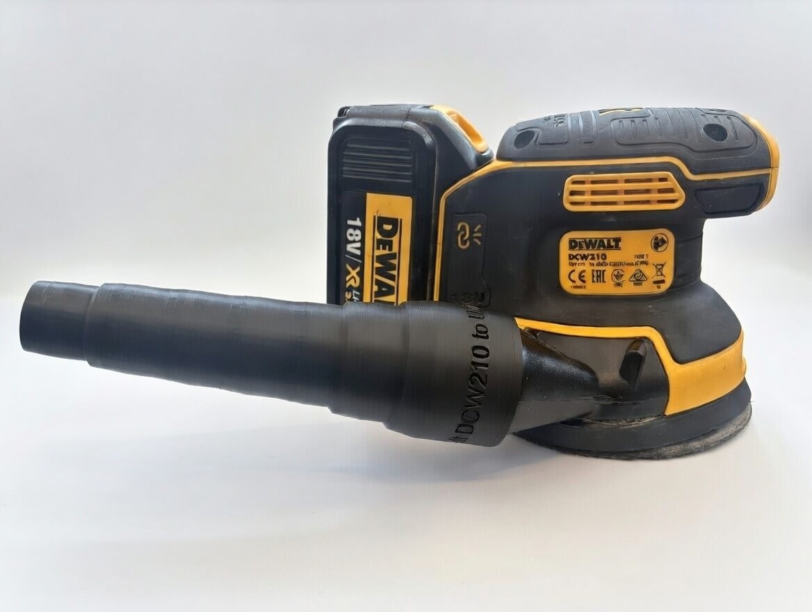 DeWalt DCW210 18V XR Sander Vacuum Hose Adapter Universal Dust Extractor adaptor
