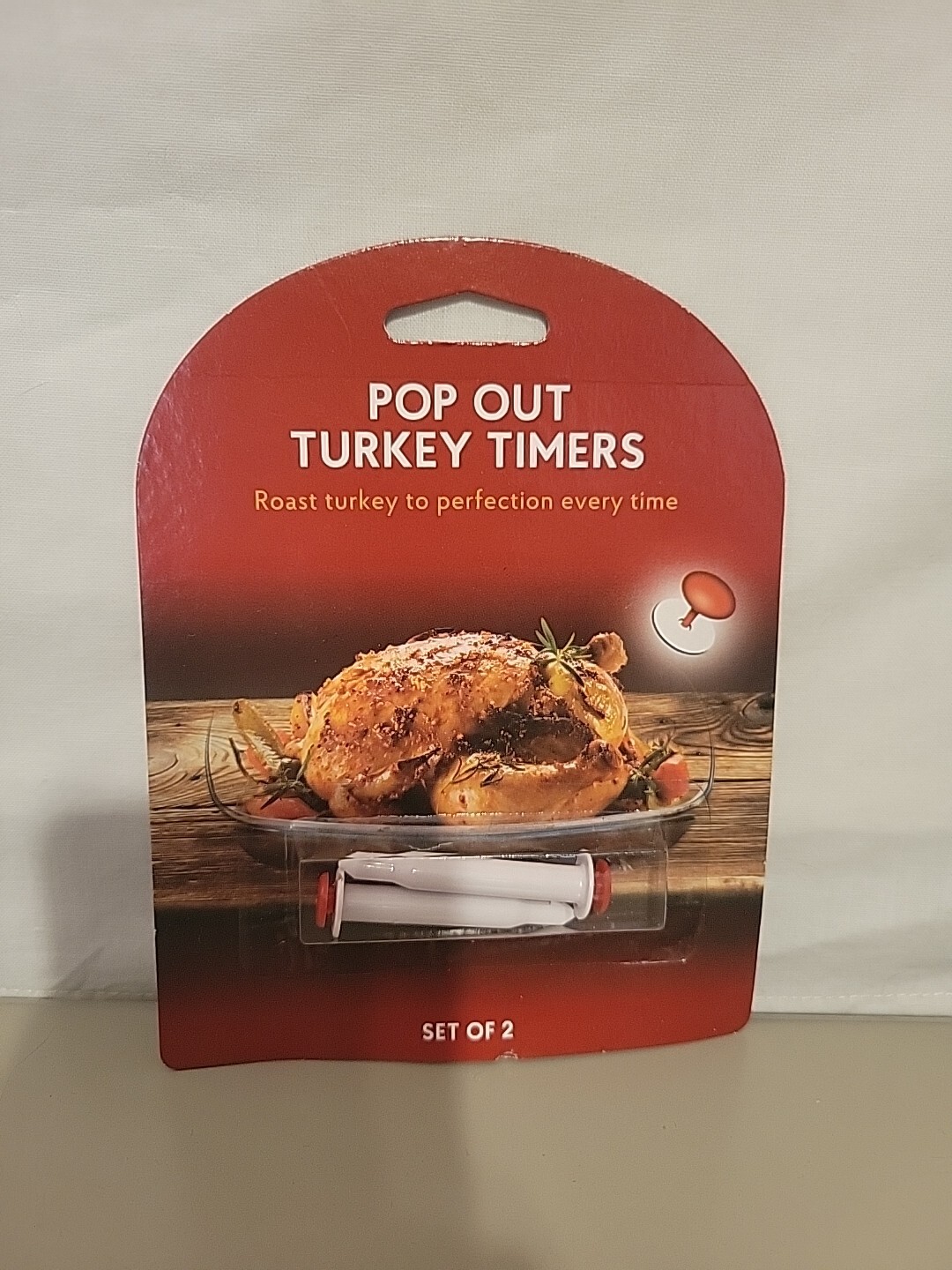 HIC Pop Up Turkey Timer Set of 2 Kitchen Roasting Turkey New