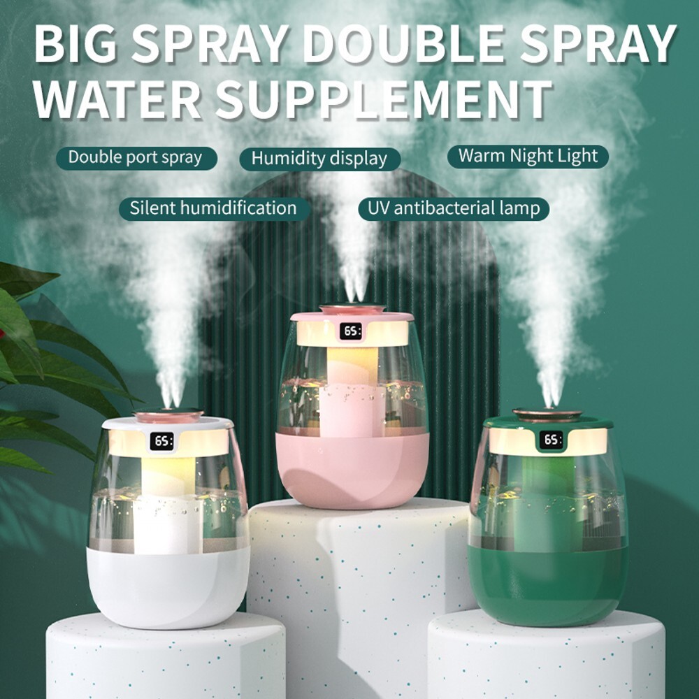 1.5L Quiet Ultrasonic Humidifier 2-in-1 Diffuser Cool Mist Maker Whole House
