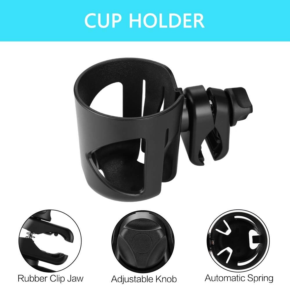 Accmor Universal Walker Cup Holder, Wheelchair Rollator Black