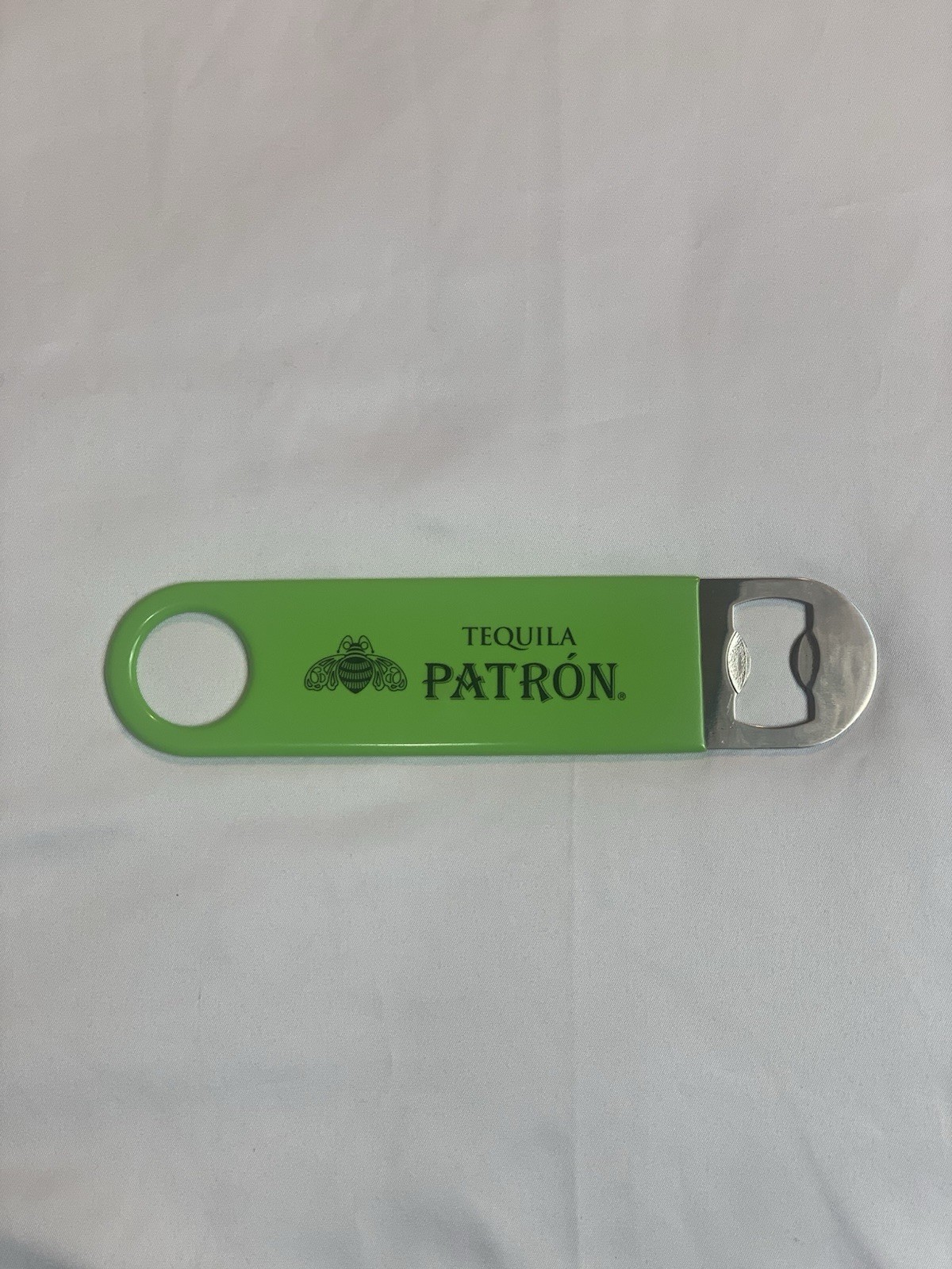 PATRON Tequila Green Bottle Opener Bar Tool NEW with Box