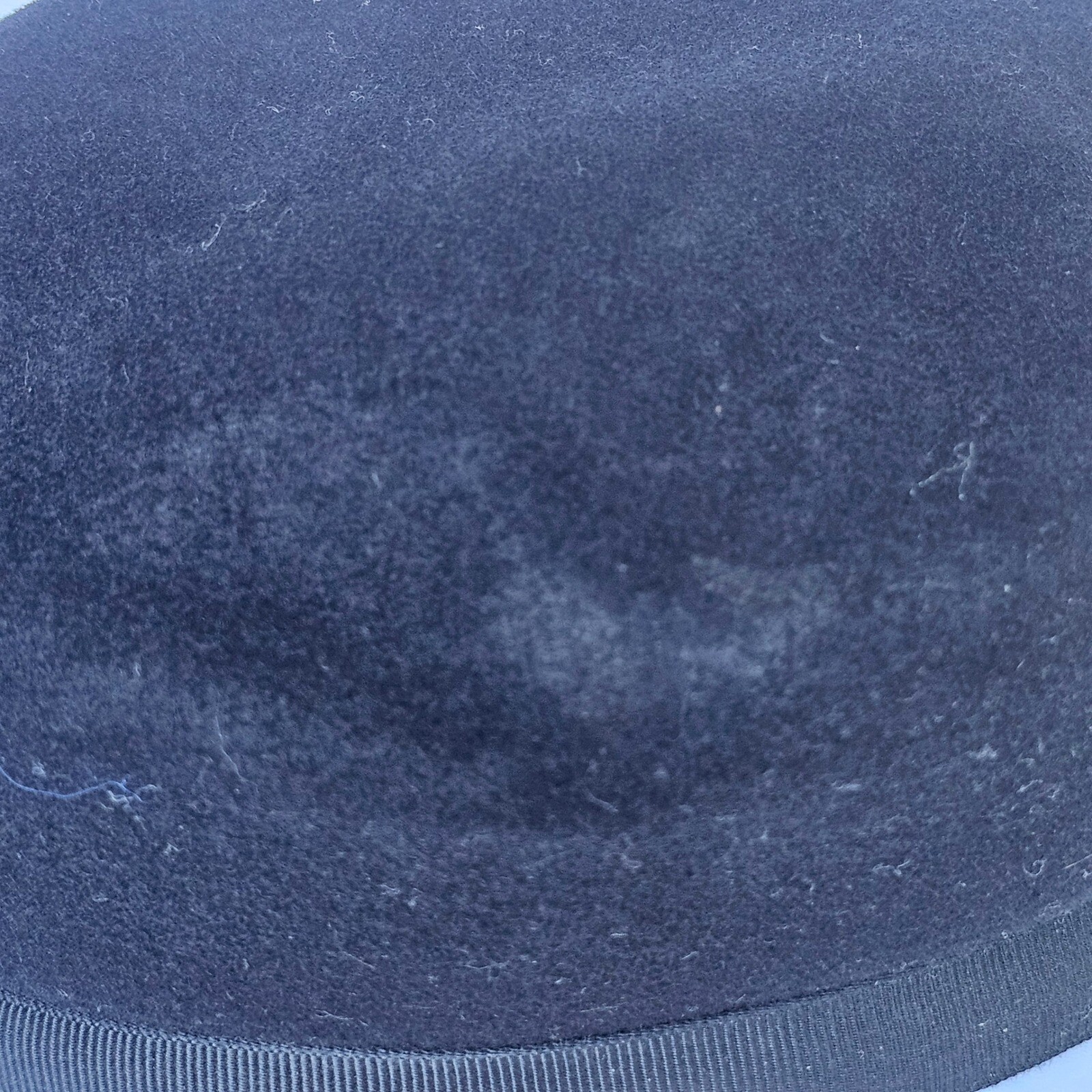 Vintage Bollman Hat Co 100% Wool Doeskin Felt Women's Cap Cabbie Chain M1001.2