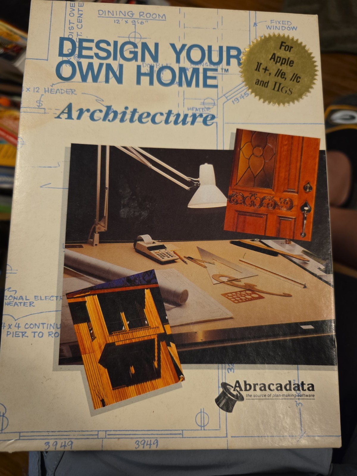 Design Your Own Home Architecture by Avant-Garde for Apple II+,IIe,IIc,IIgs CIB