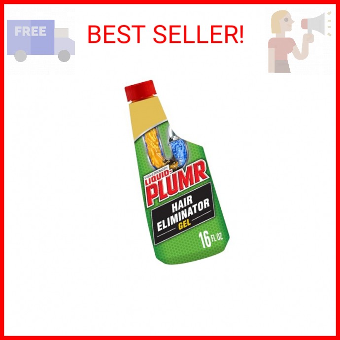 Liquid-Plumr Pro-Strength Hair Eliminator Gel Clog Remover, Hair Clog Remover an