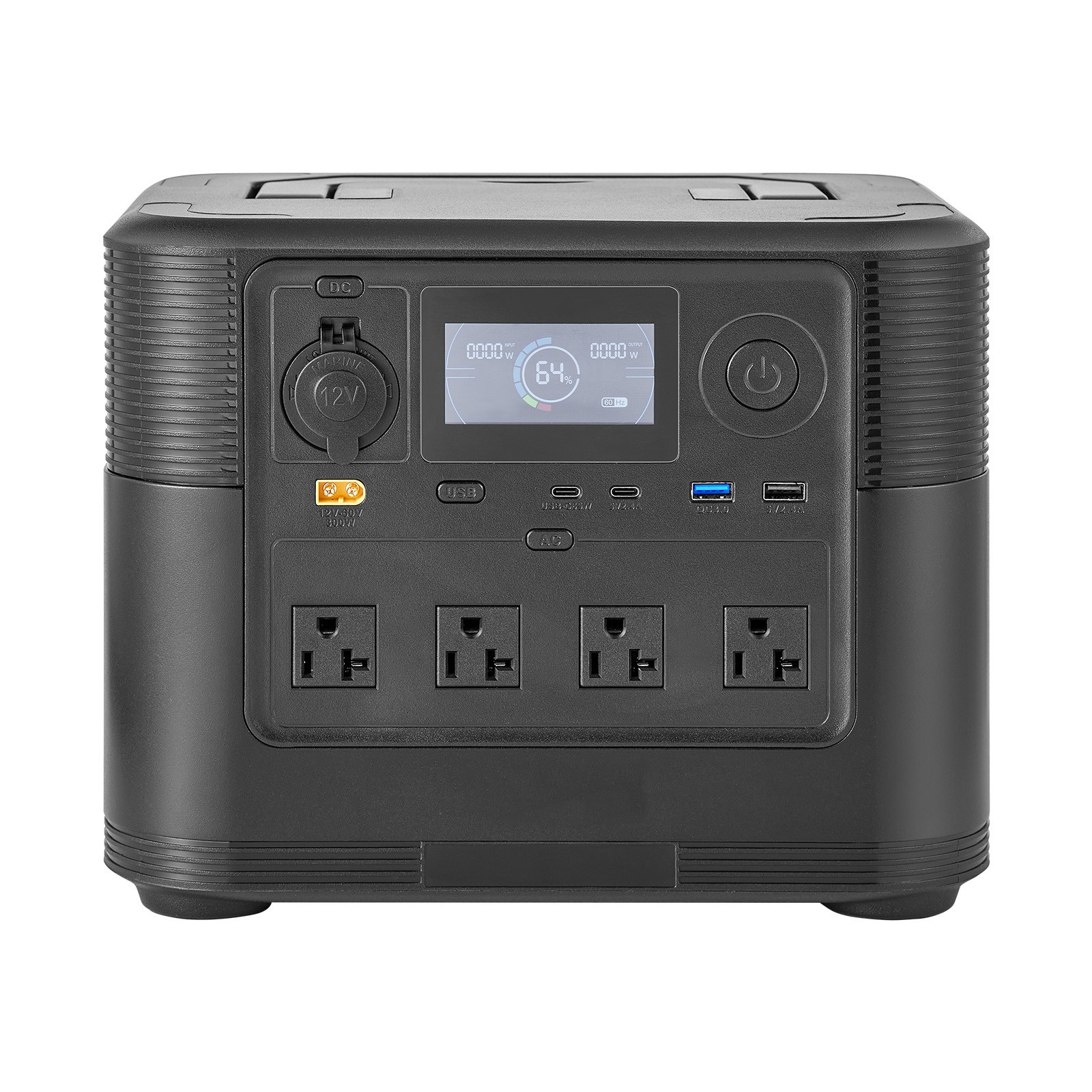 Uimoso Portable Power Station 1200W 806Wh with 200W Solar Panel for Outdoor Use