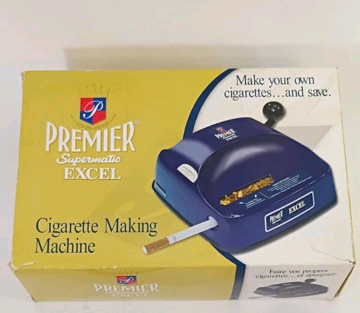 PREMIER Supermatic EXCEL Cigarette Rolling Machine Roller Maker KING COMPLETE
