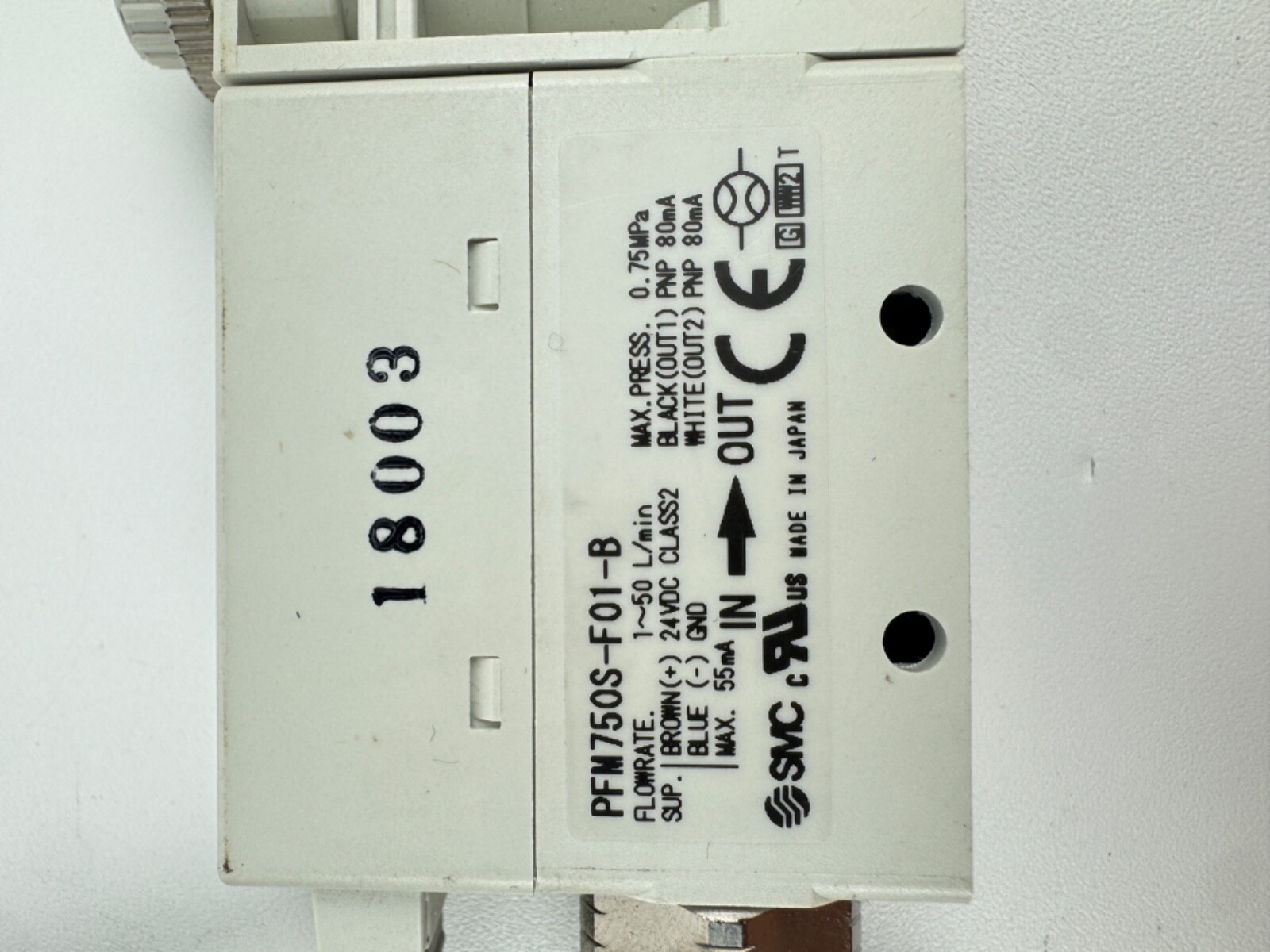 SMC PFM750S-F01-B Flow Switch