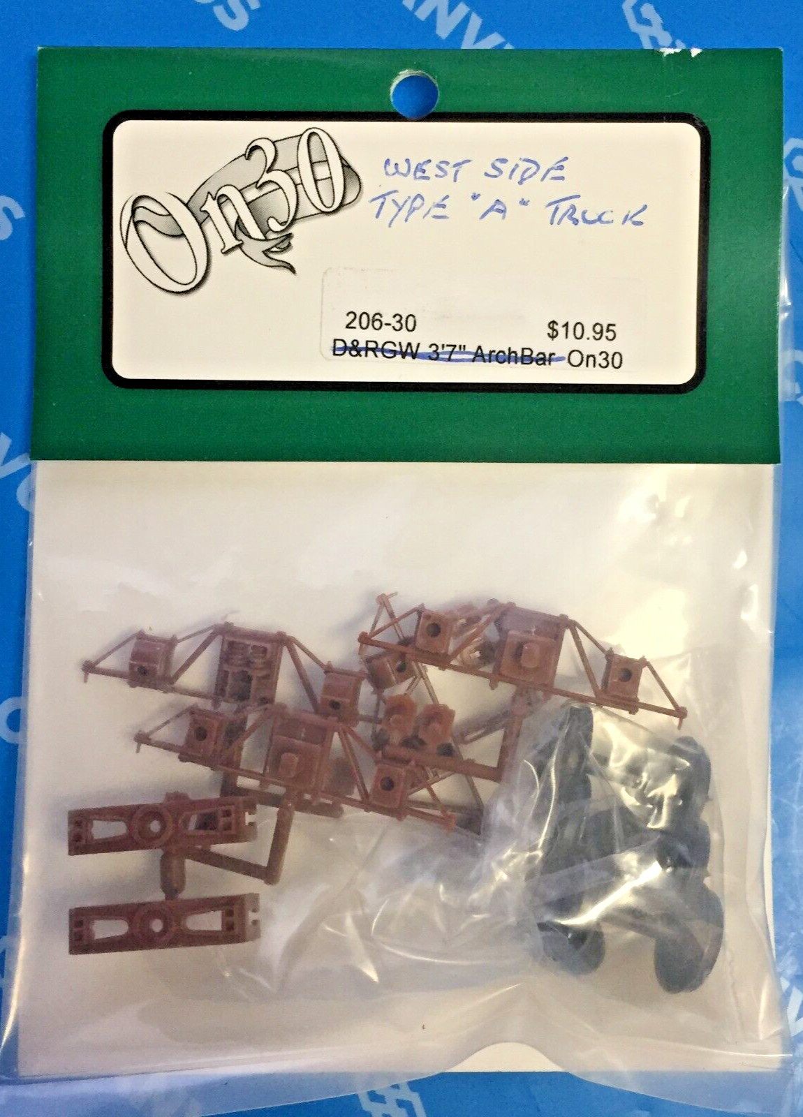 (On30) San Juan Truck Kits K206-30 – Westside Type 1A Truck BNIB