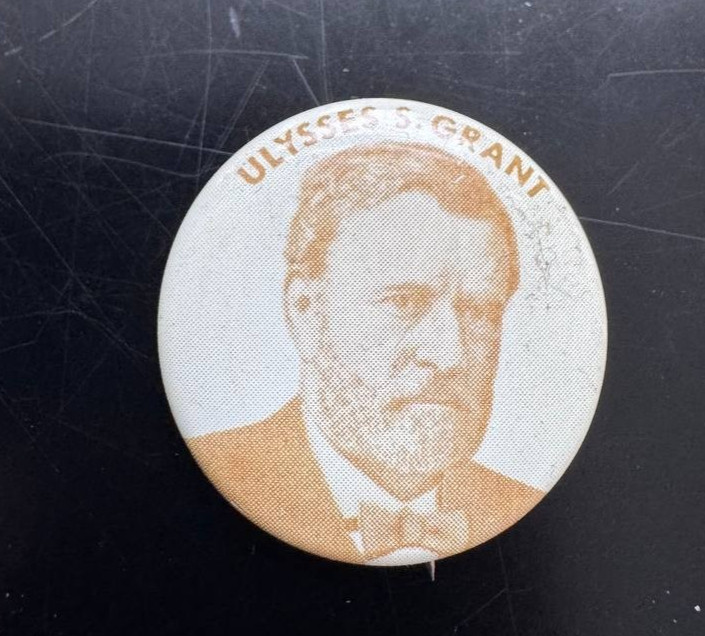 Ulysses S. Grant Political Pinback Button Reproduction President Portrait Pin
