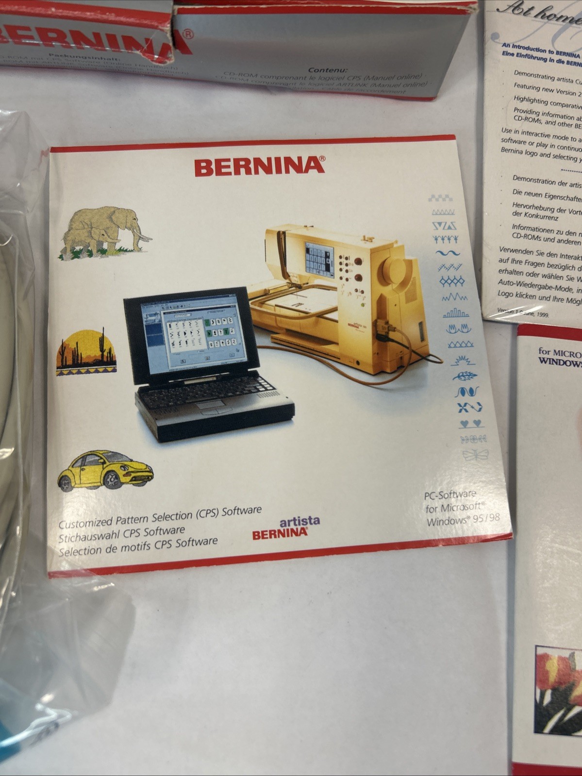 BERNINA ARTLINK /CPS SPECIAL EDITION 2000 Artista Read Windows 95/98