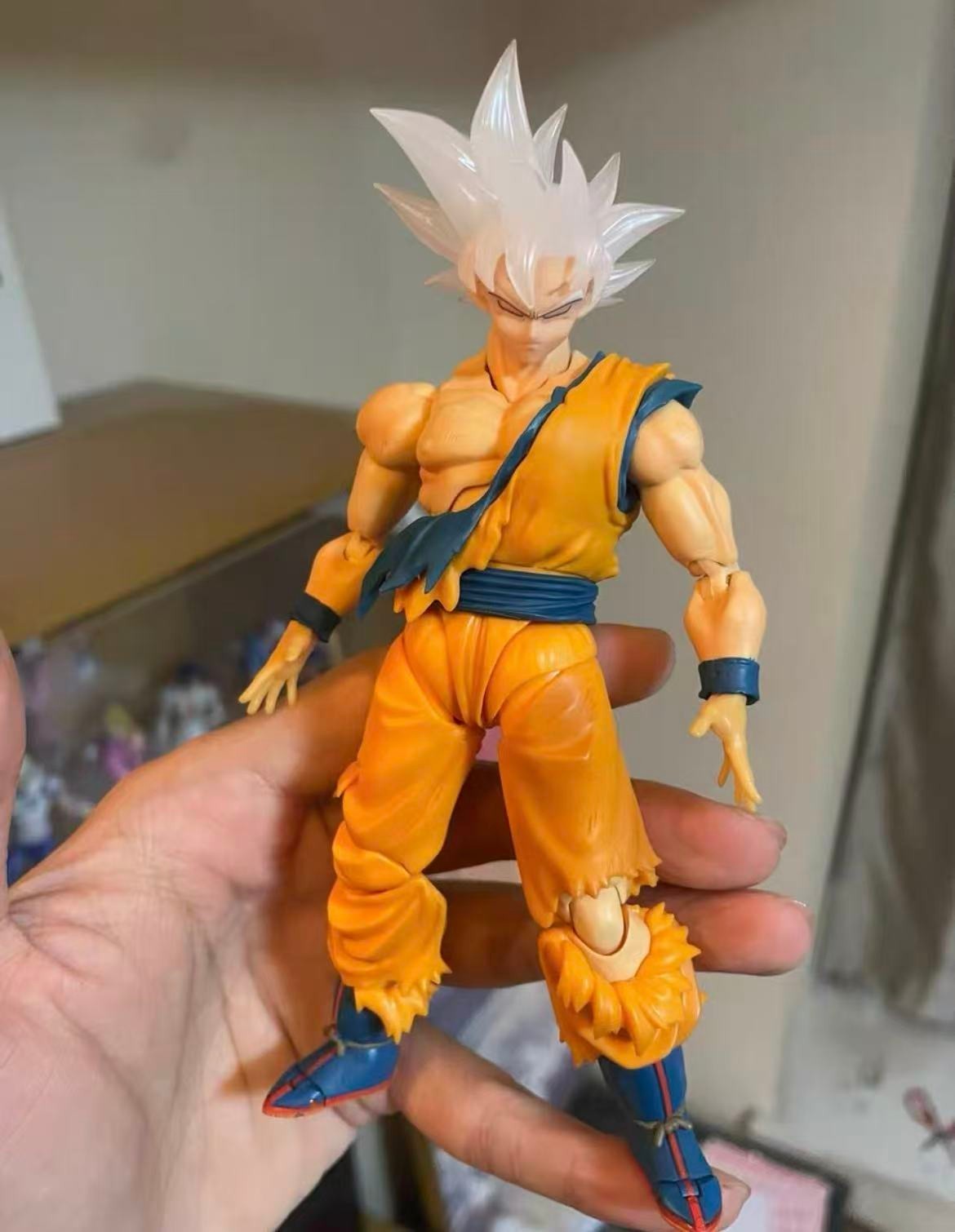 Custom 1/12 shf UI Goku Super Saiyan Goku Ultra Instinct Head Sculpt No Figure