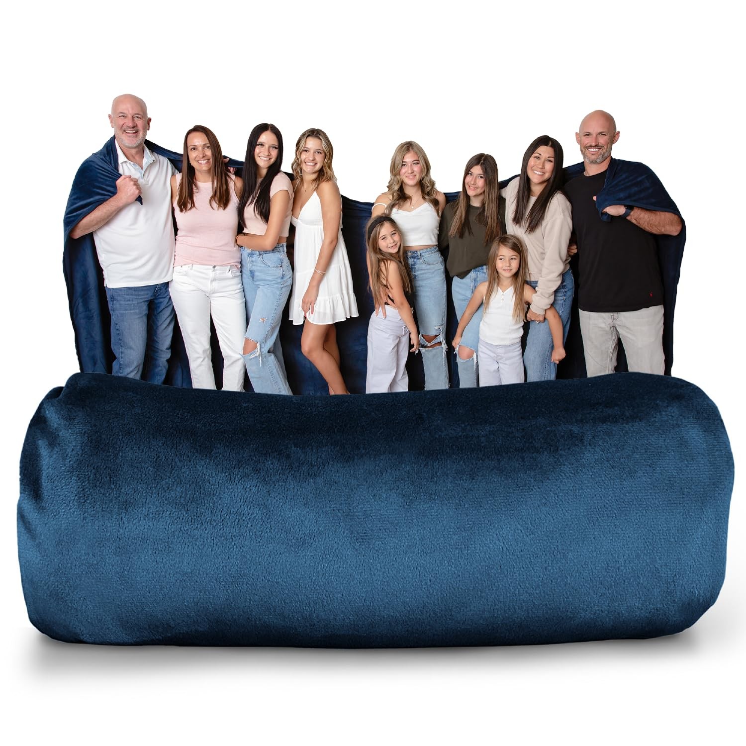 Oversized Blanket 150x100 Inches – Giant Family Blanket, 12.5x8.5 Feet, Huge ...