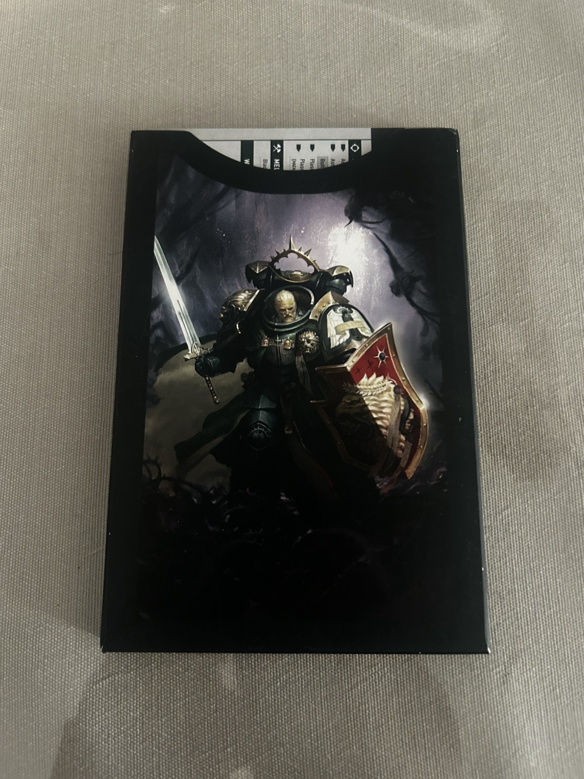 Warhammer 40k Dark Angels Datasheet Cards Special Edition Pre-Owned