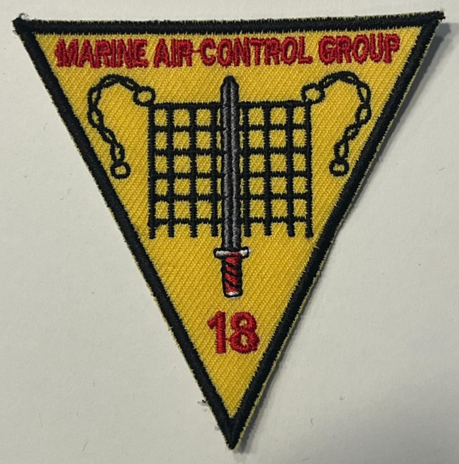 USMC PATCH: MACG-18 Marine Air Control Group 18 Air Station Futenma