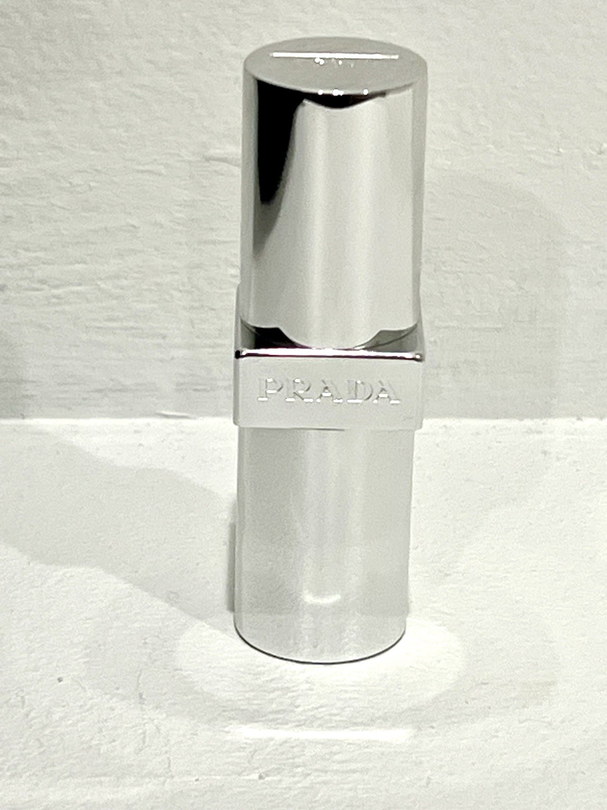 Prada LIPSTICK or Balm Refillable Silver “CASE ONLY”~ Full Size ~