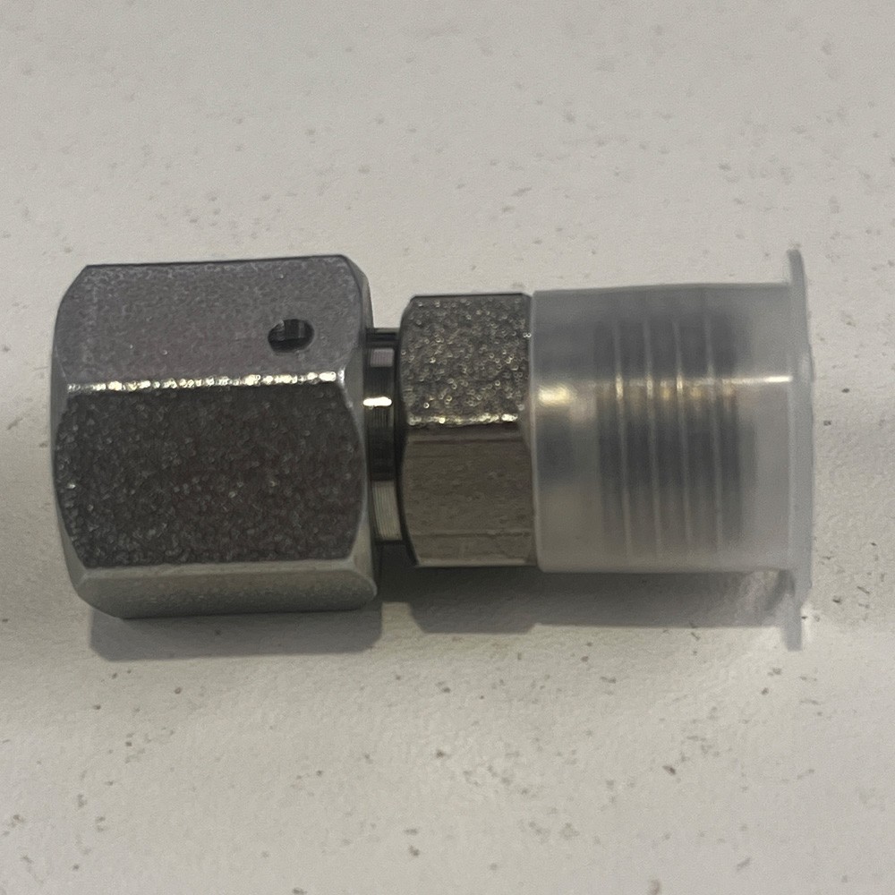 Hydraulic Flow Control Fitting,Mini Excavator,AGT,Inline,M14,SS,Reduce Jerkiness