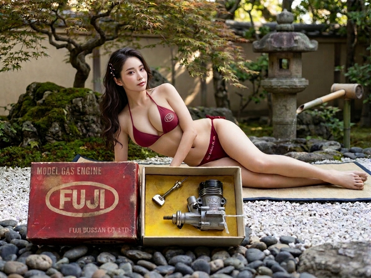FUJI .15 IV S (Series 4) Engine - Vintage 2.5cc RC Engine - Made in Japan -