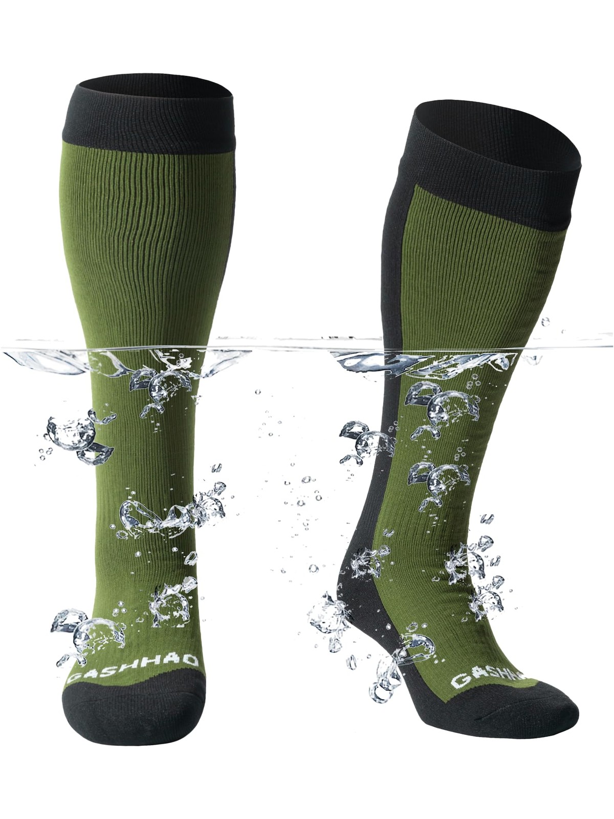Waterproof Socks Hiking Gear Wading All-Weather Outdoor Sports Fishing Skiing...