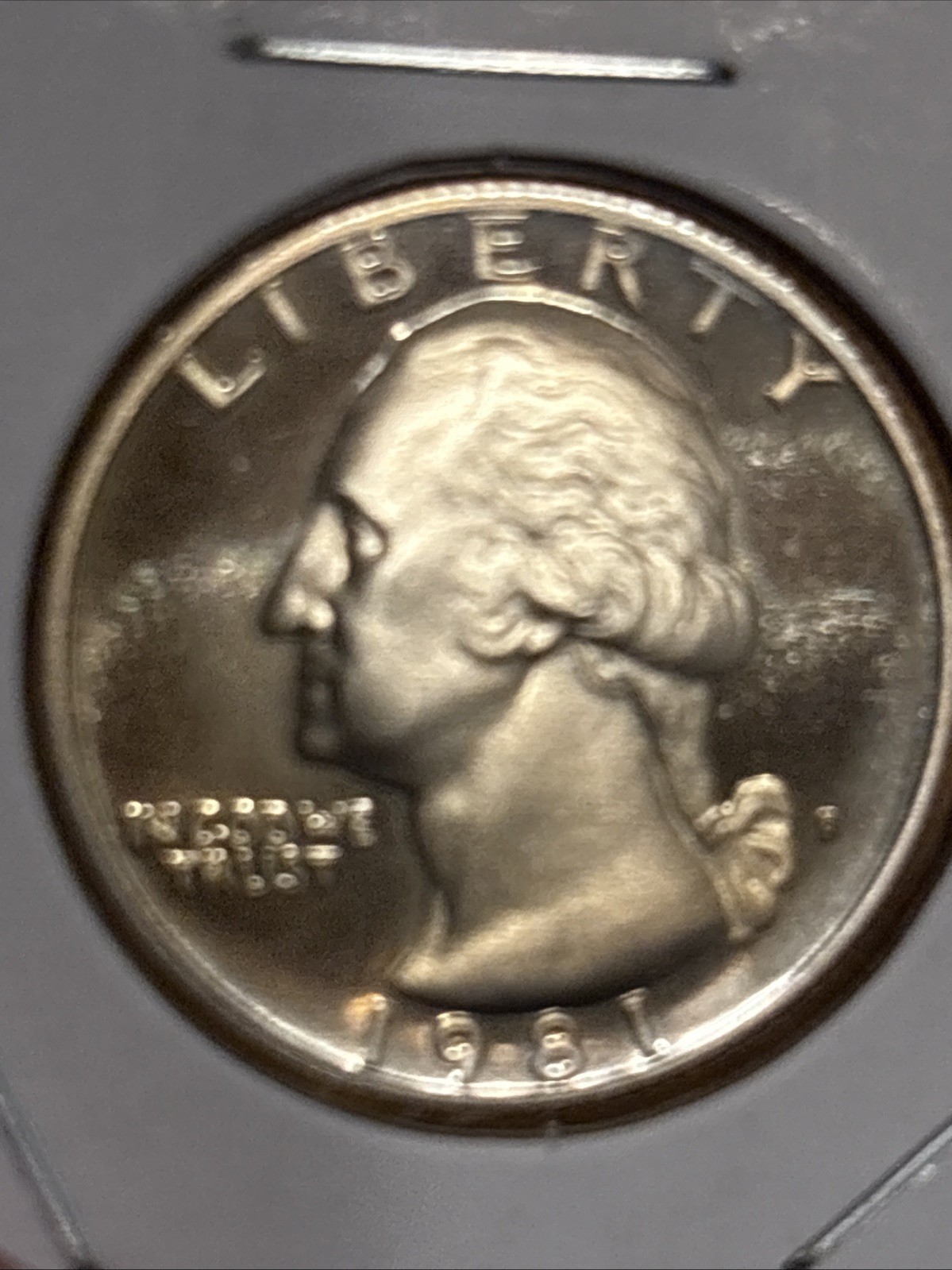 1981-S Washington Quarter Proof Gem Cameo Lustrous Piece From Original Set