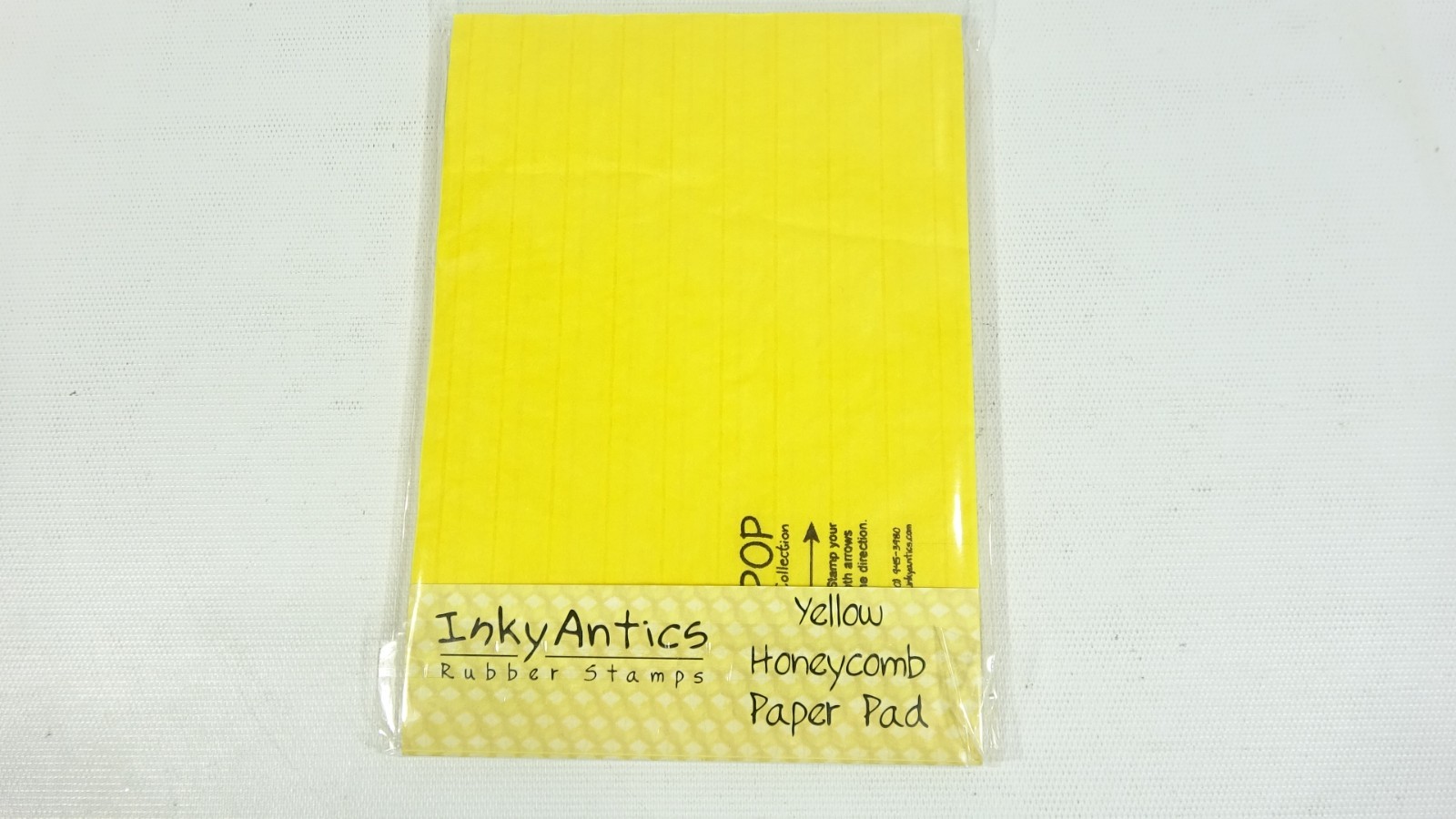 Inky Antics Yellow Honeycomb Paper Pad HCP-YEL