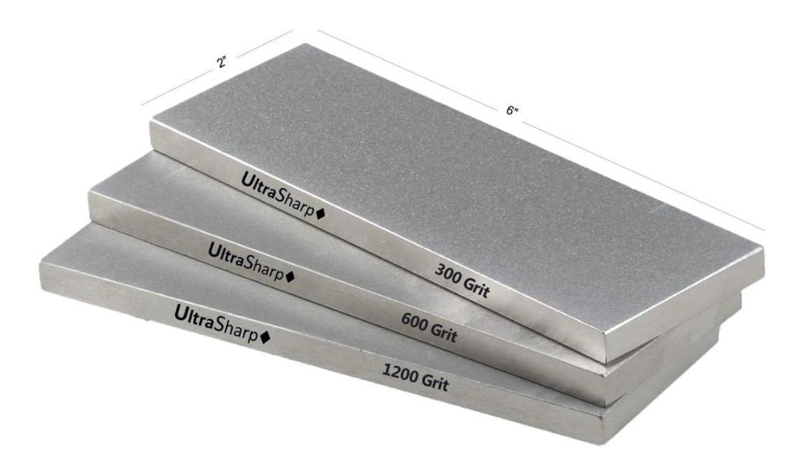 Ultra Sharp II Diamond Sharpening Stone Kit - Coarse/Medium/Extra Fine