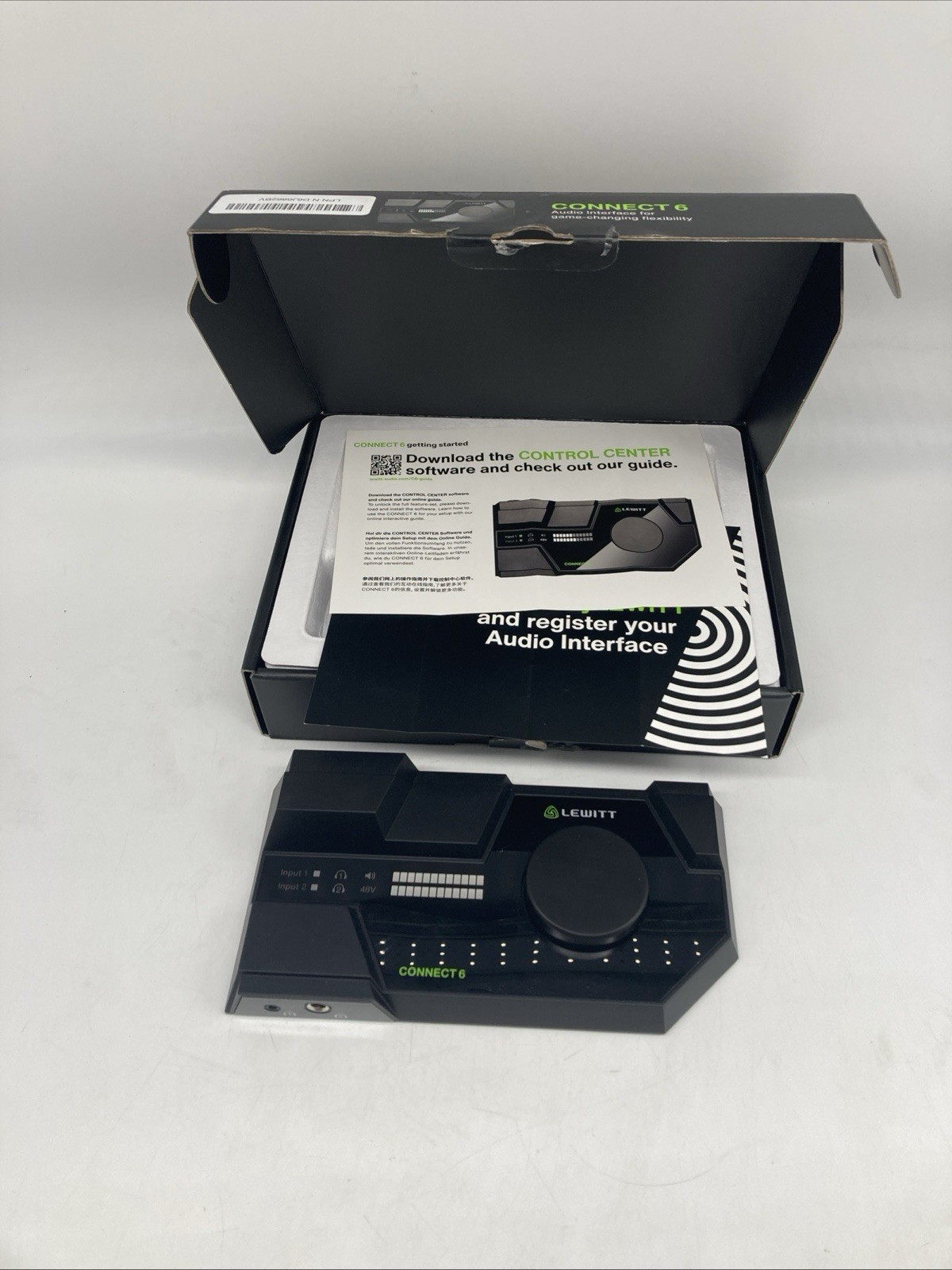 Lewitt Connect 6 DSP-Powered USB-C Audio Interface 6x6 for Desktop & Mobile
