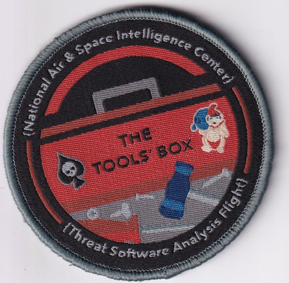 National Air and Space Intelligence Center Tool's Box patch US Air Force USAF