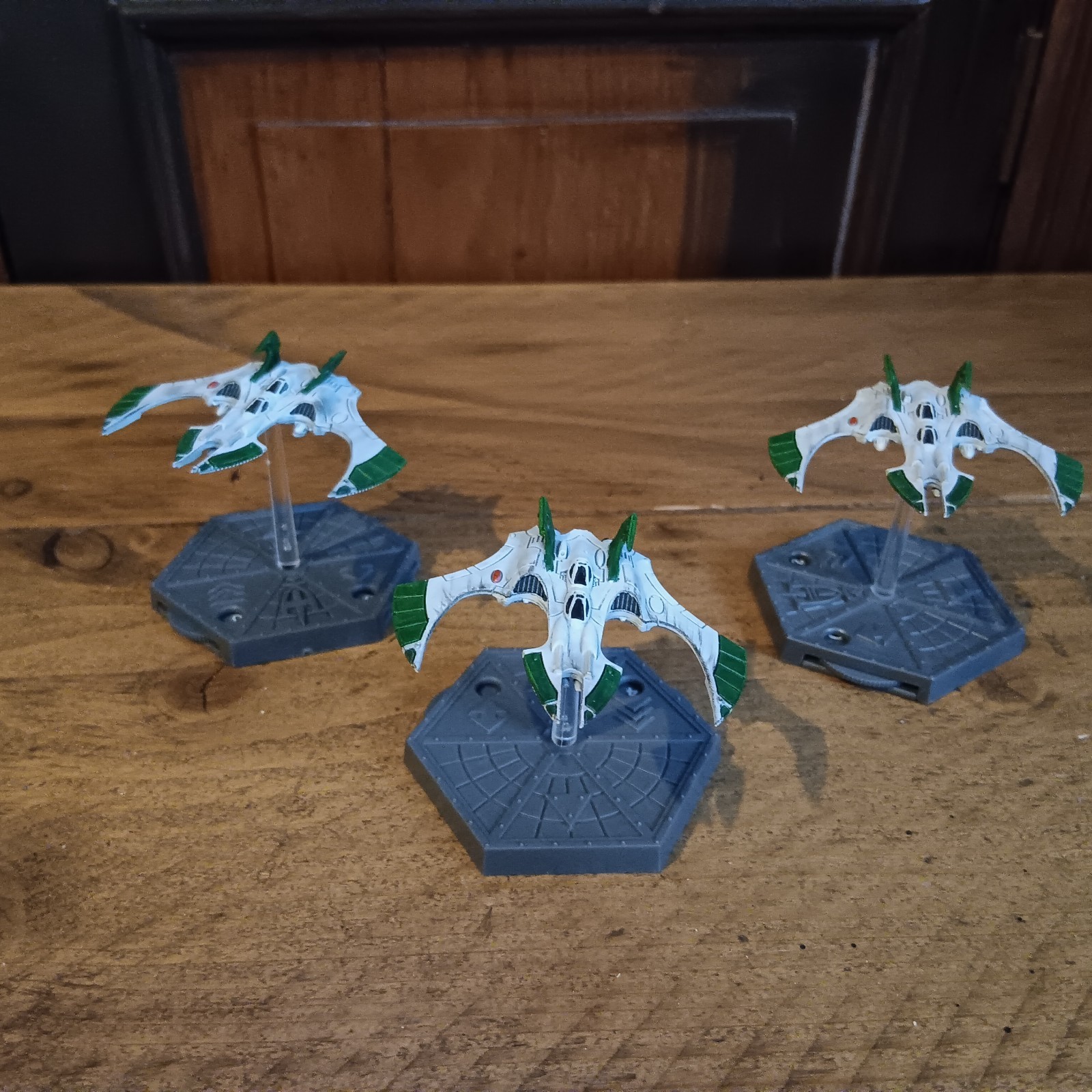 Aeronautica Imperialis Asuryani x3 Phoenix Bomber Warhammer 40K Eldar Painted