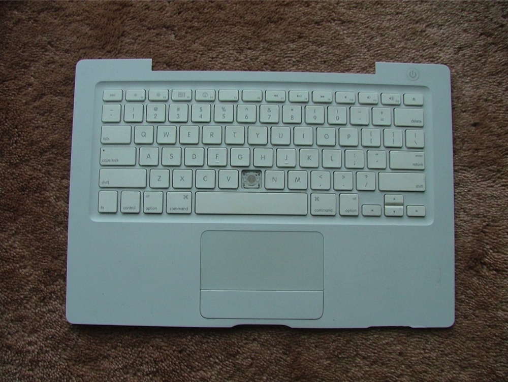 Apple White Macbook A1181 Keyboard Replacement Key w/hinge (Not the whole KB)
