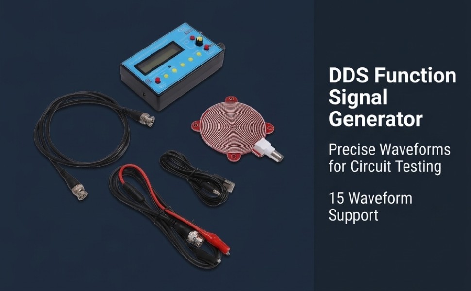 DDS Function Signal Generator Frequency Counter For Electronic Circuit Testi DSO