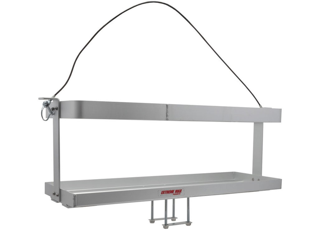 Extreme Max 5001.5861 Aluminum Trailer-Mount Fuel Jug Holder Fits Three 5 Gallon