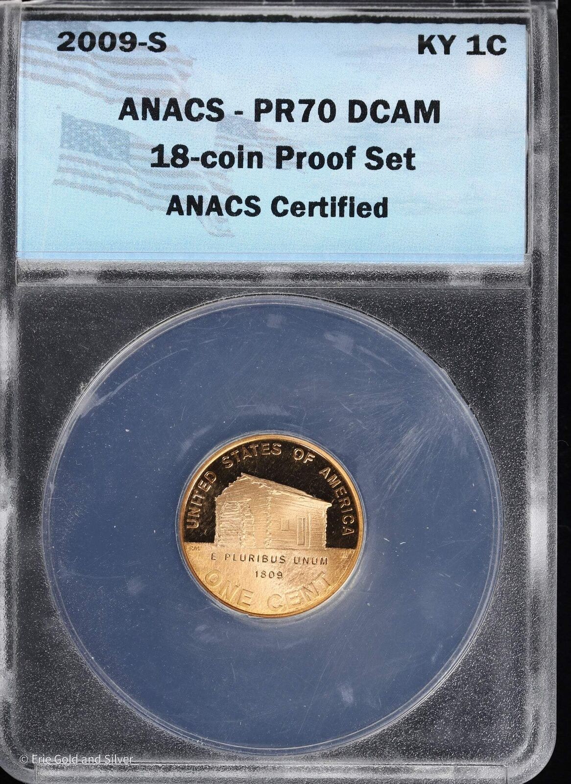 2009 S 1C Lincoln Bicentennial Cent Birth & Childhood ANACS PR 70 DCAM