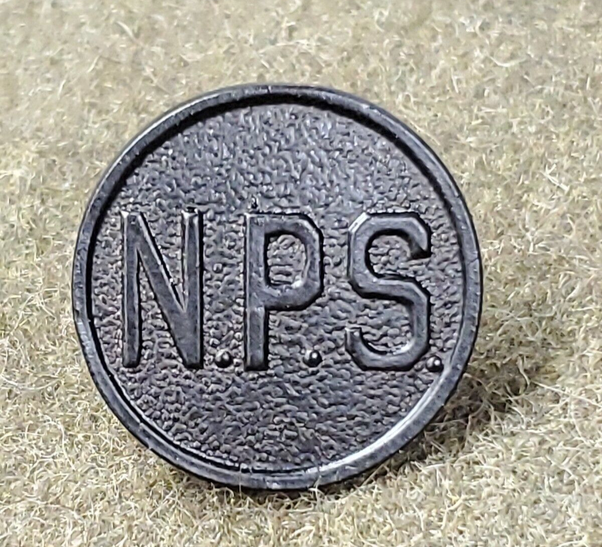 N.P.S., National Park Service Corps Collar Disk