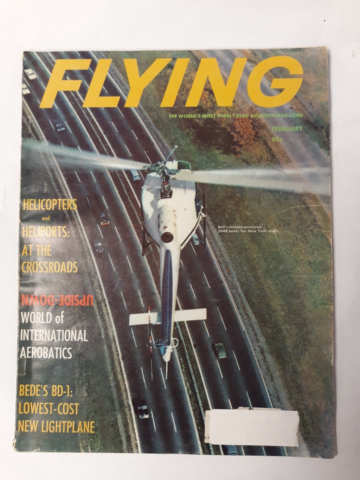 Flying Magazine February 1964, Volume 74 Number 2 Original