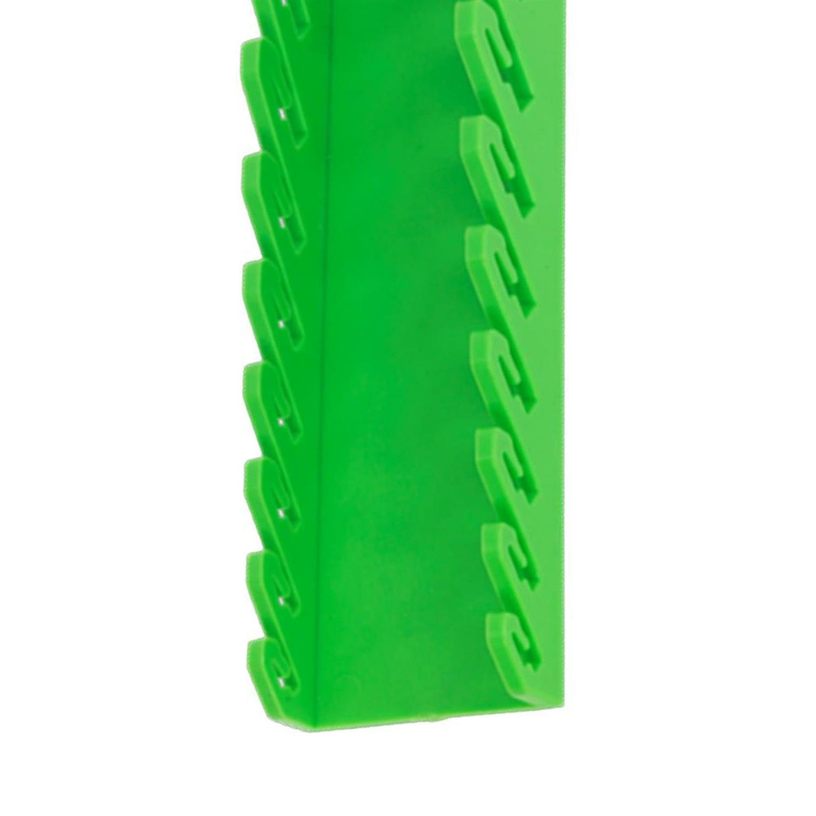 Sealey Spanner Rack Capacity 10 Stubby Spanners Hi-Vis Green