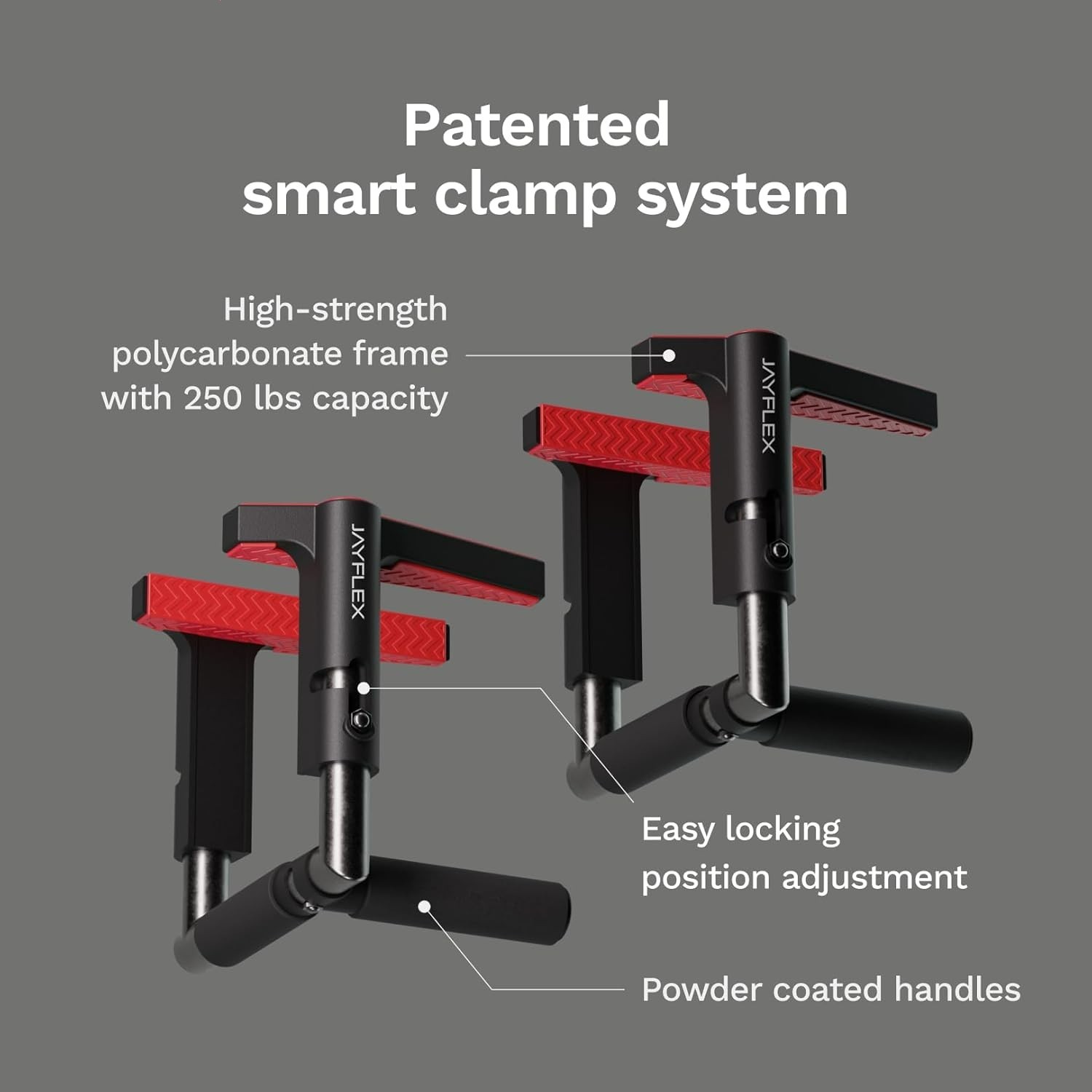 Jayflex CrossGrips Compact Pull Up Bar - Pull Up Bar Door Frame for Work from...