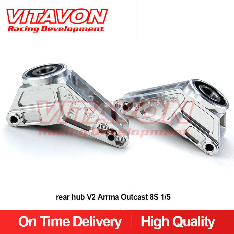 Vitavon CNC Alu7075 Rear Hub V2 For Arrma Kraton 8S OutCast 8S 1/5