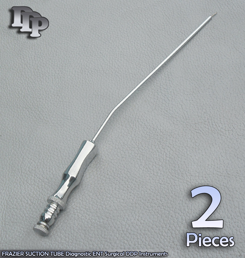 2 Pieces Of Frazier Suction Tube # 9 Diagnostic ENT Surgical Instruments