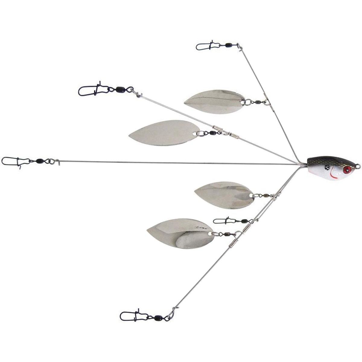 YUM Baits Flash Mob Jr. Yumbrella Fishing Lure - Willow Blade