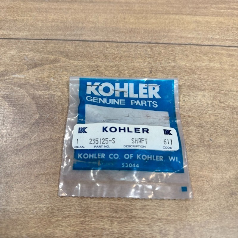 New KOHLER OEM NOS SHAFT / 235125-S