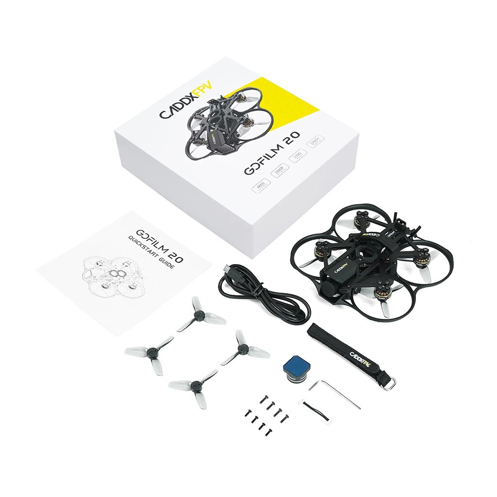 CADDXFPV Gofilm Moonlight Kit F405HD ELRS AIO 1303 motors Drone Quadcopter