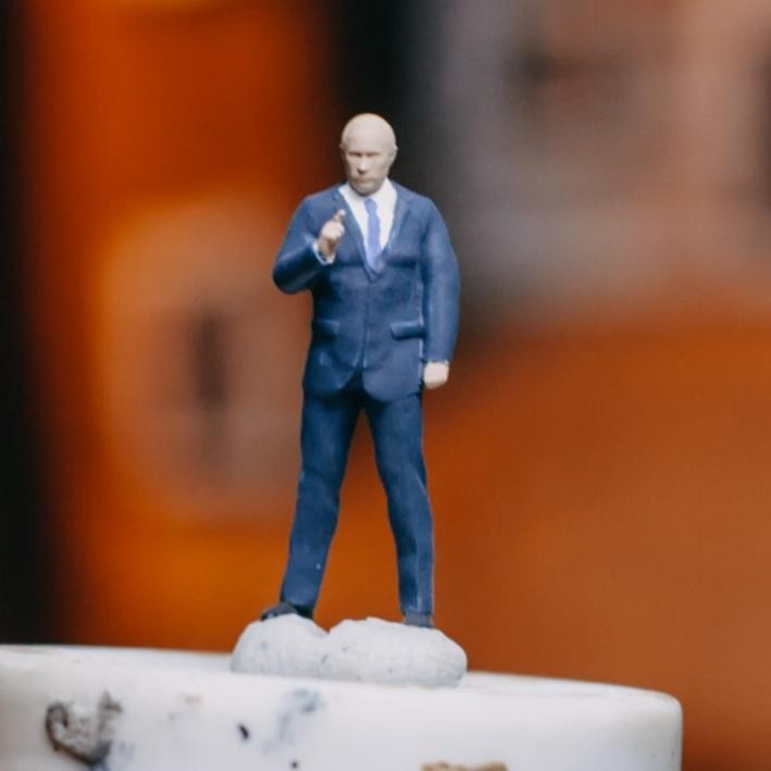 Miniature Political Leader Figure v.1 (1/87) Diorama No Preiser Christmas GIFT