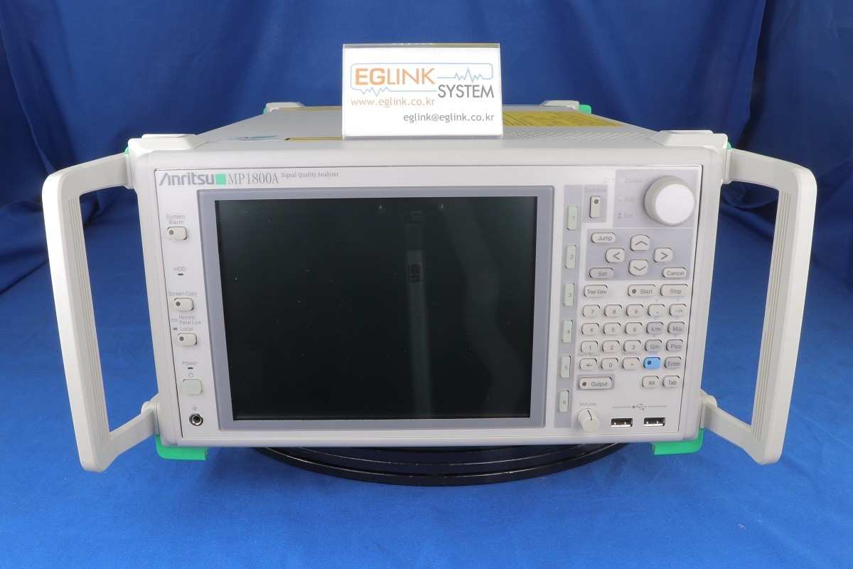 Anritsu MP1800A BERT Signal Quality Analyzer,  MU181020A opt 001/014