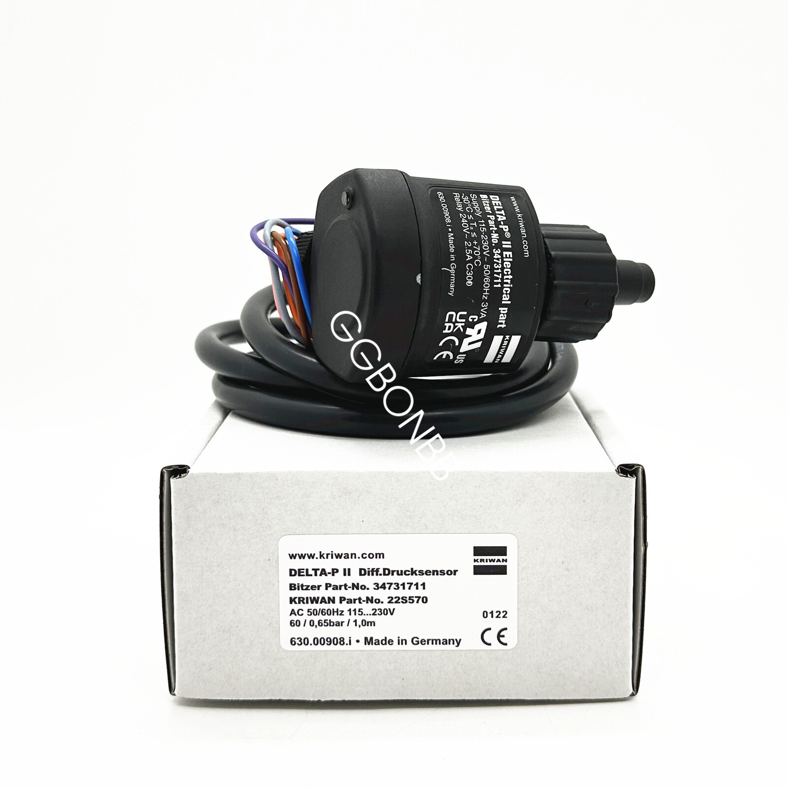 1pcs BITZER DELTA-PⅡ 34731711 Compressor Oil Pressure Differential Switch