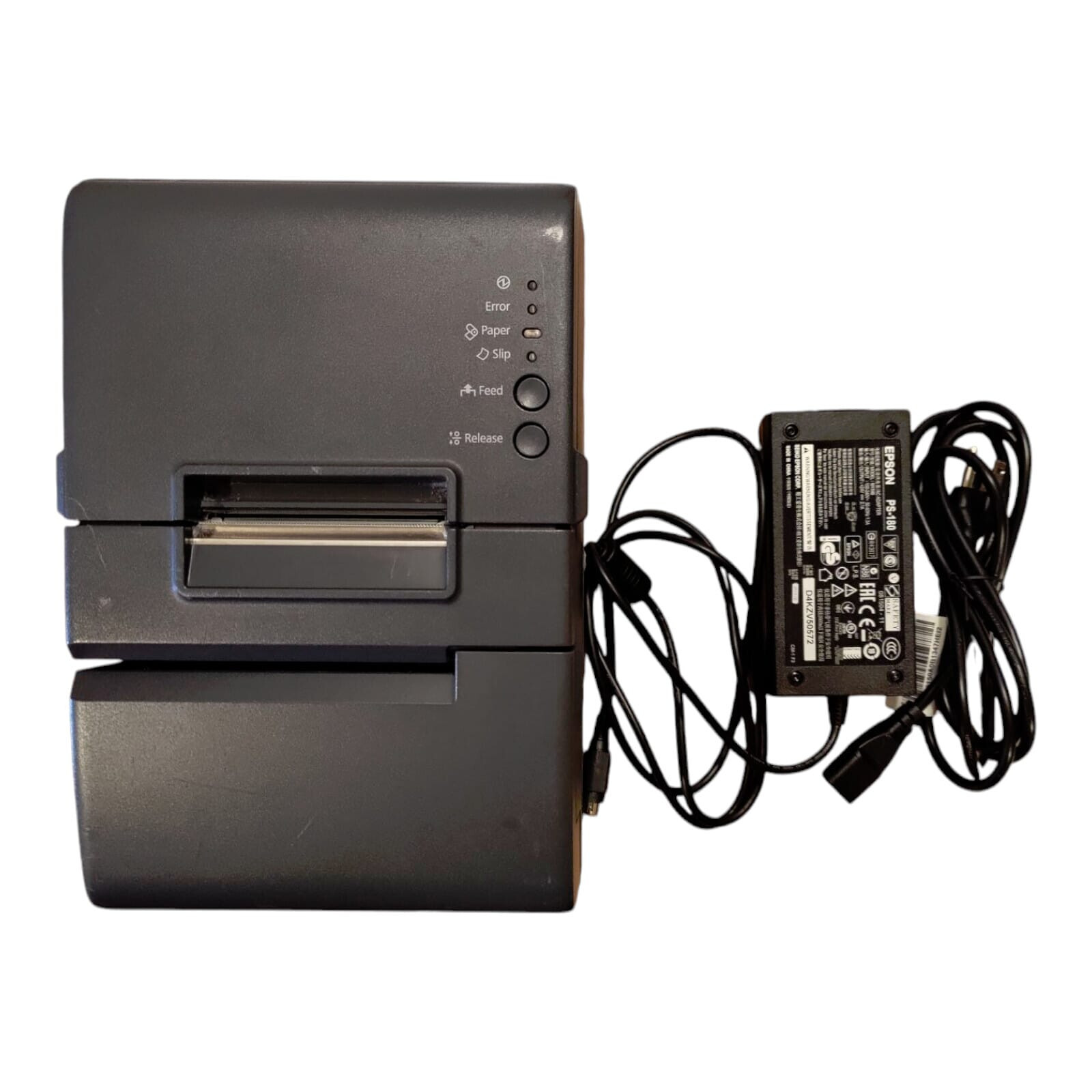 Epson TM-H6000IV M253A Direct Thermal Receipt Printer Check Reader w/ AC Adapter