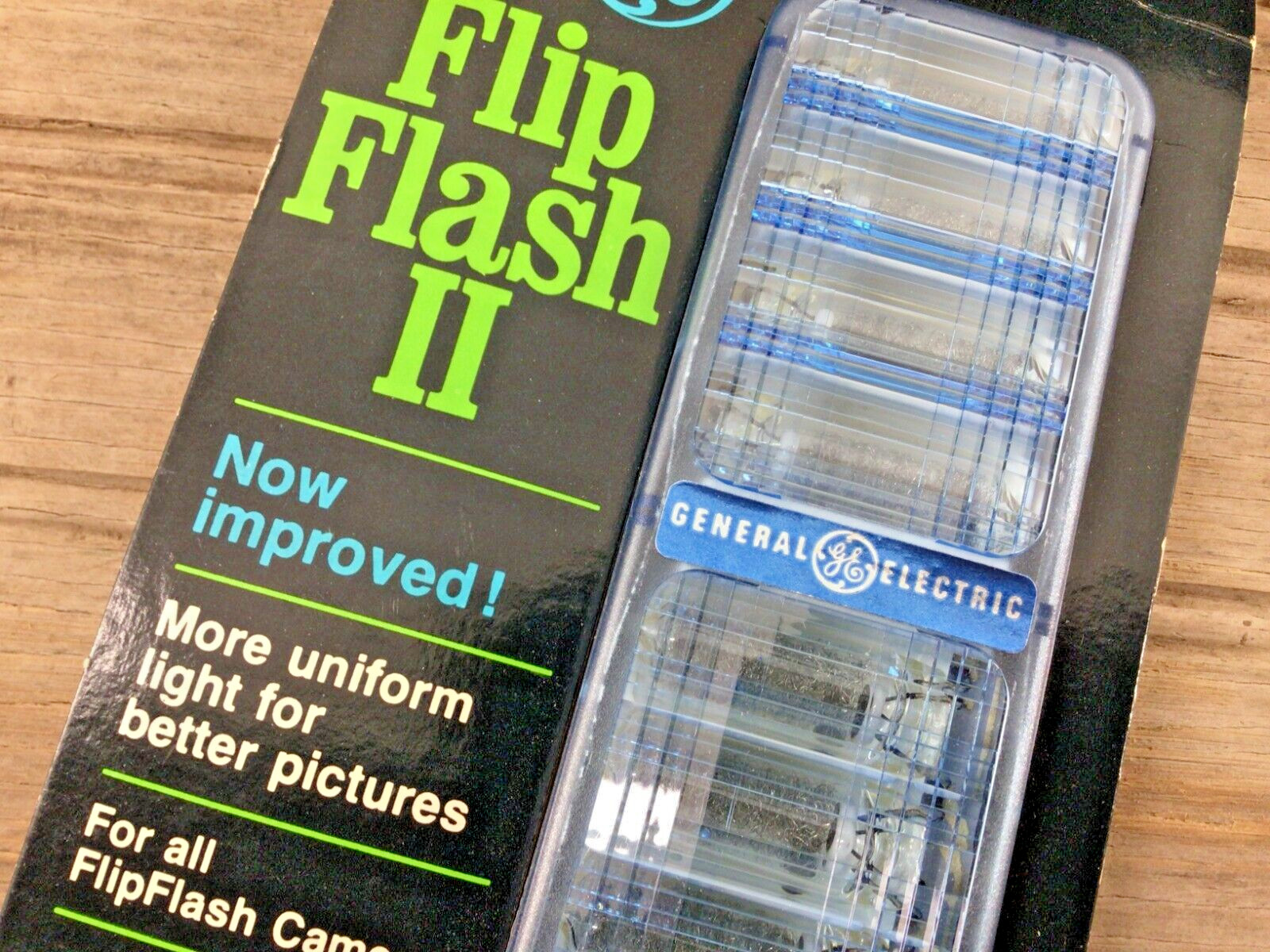 Vintage GE Flip Flash II For FlipFlash Cameras 8 Flashes NOS