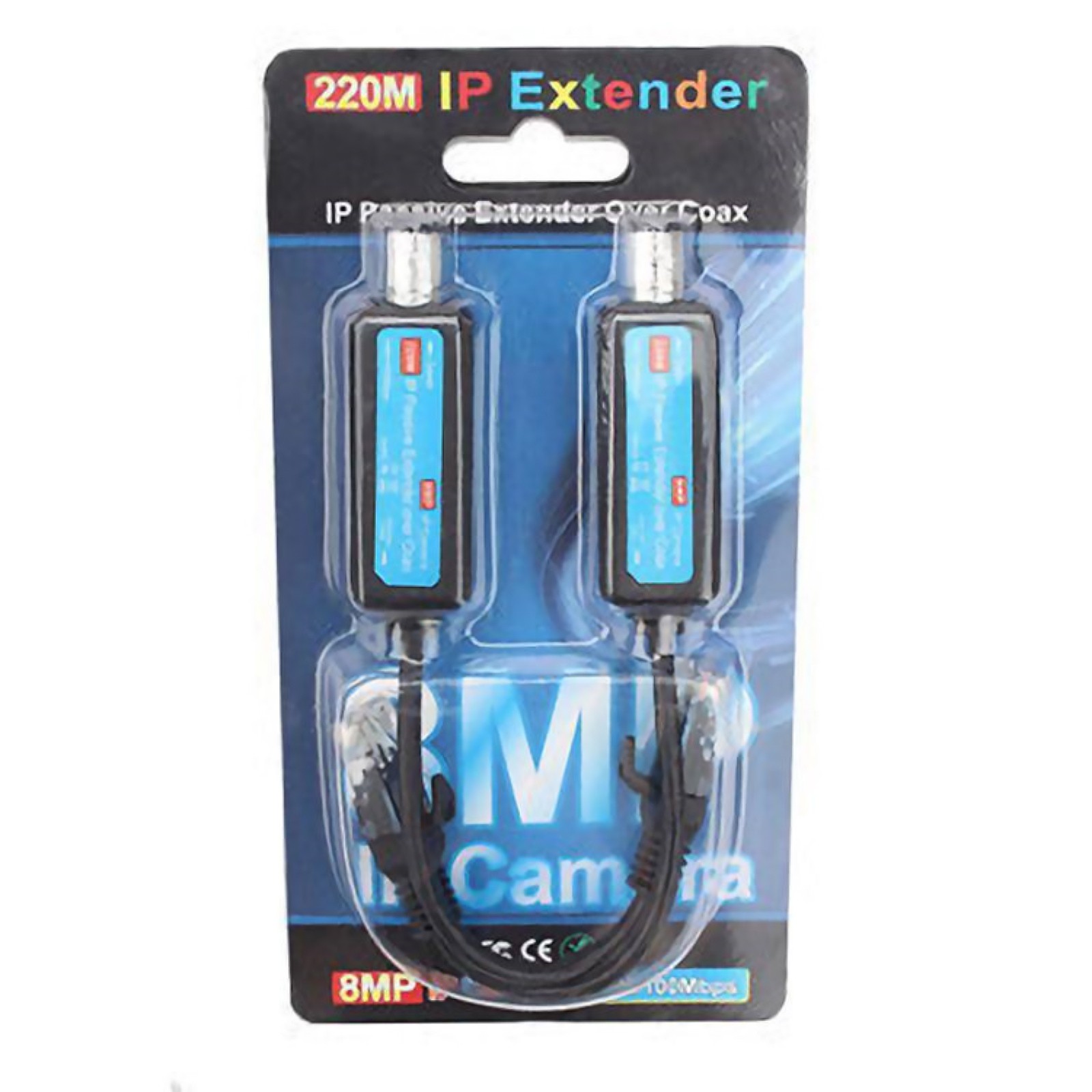 10/100mbps Passive Coaxial lP Extender 802.3 CCTV Accessories Easy to Operate