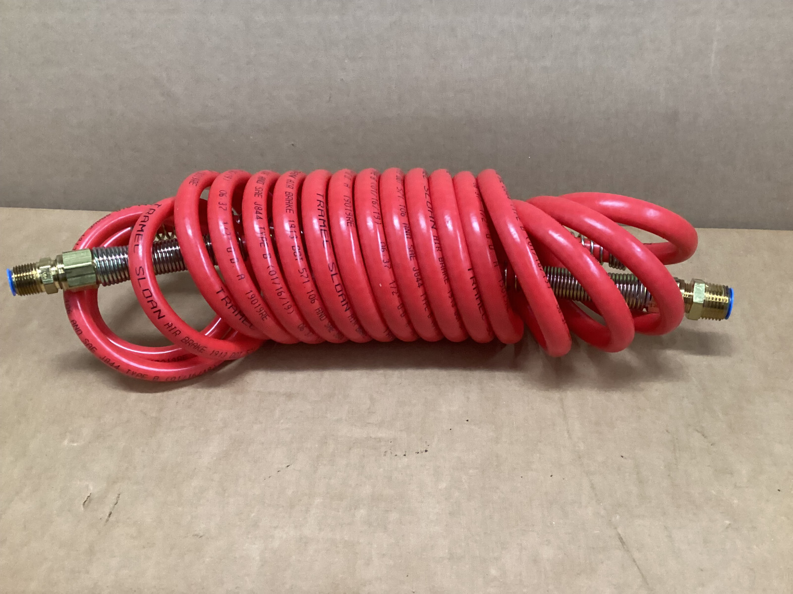 Air hose, air brake/coiled(Red)PLS trailer 4720-01-359-6483