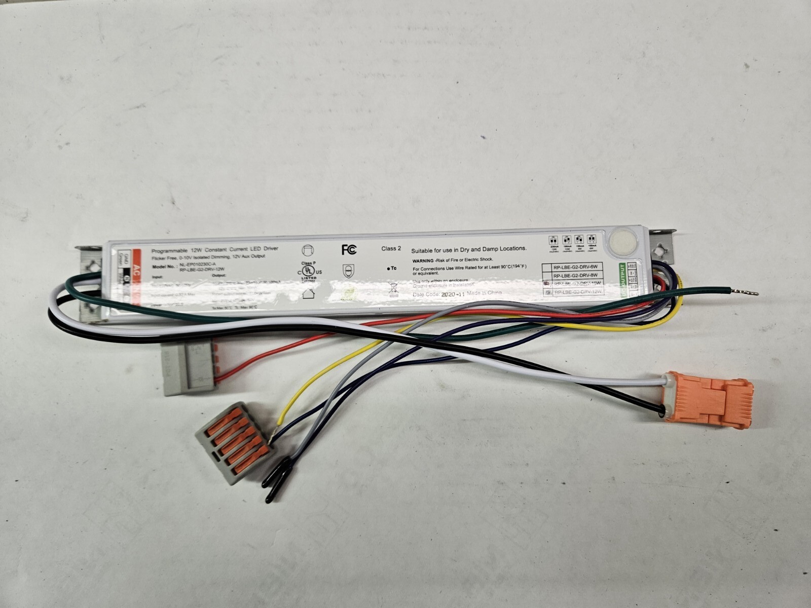 LED EXTERNAL DRIVER RP-LBE-G2-DRV-10W 10W LED Drive Ballast New Old stock